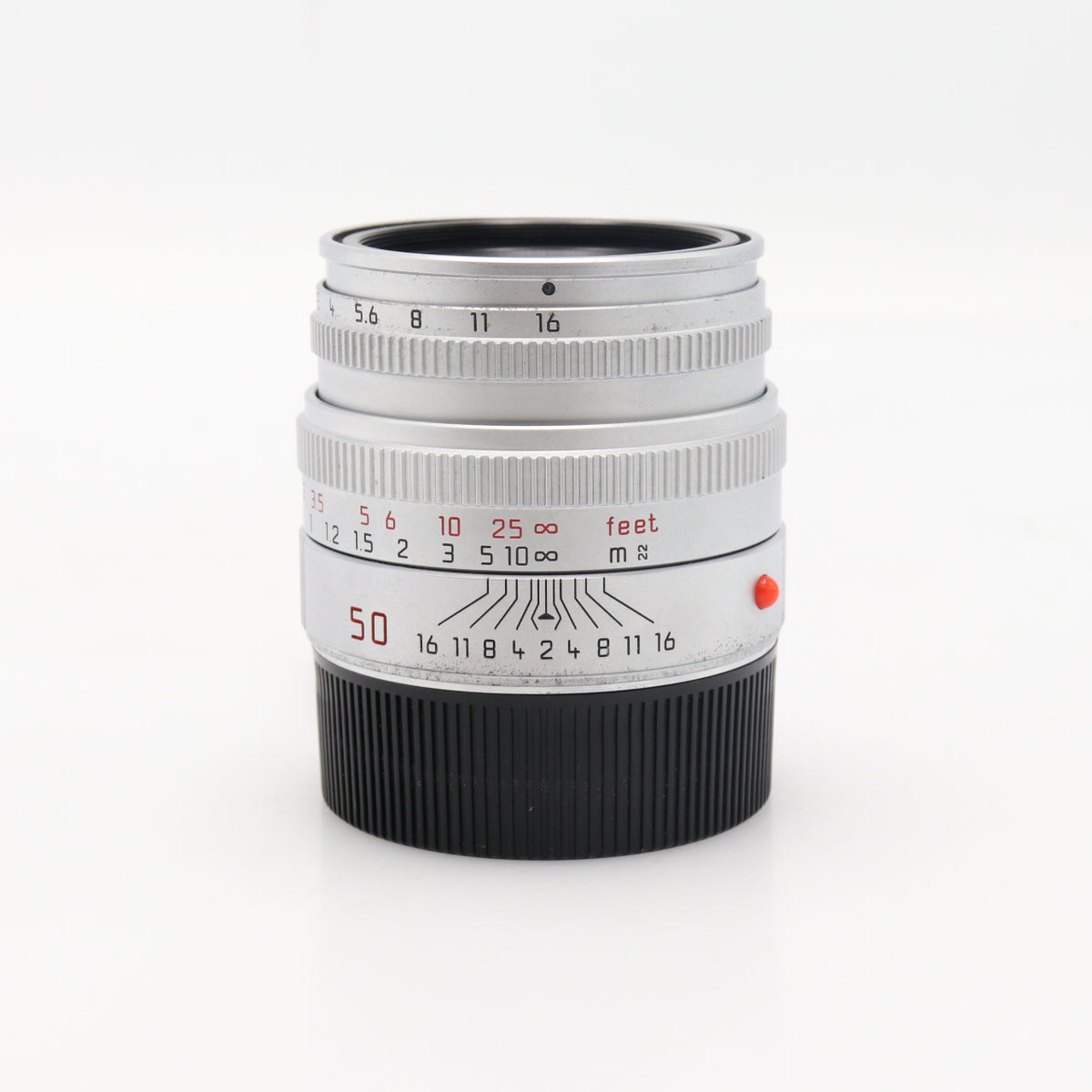 Leica 11816 Summicron-M 50mm f/2 zilver tweedehands