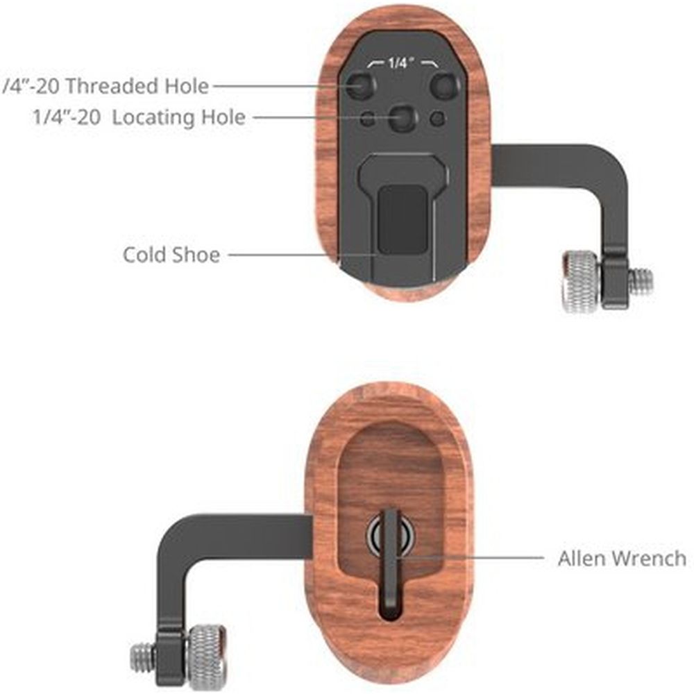 SmallRig 2093D Mango lateral universal de madera