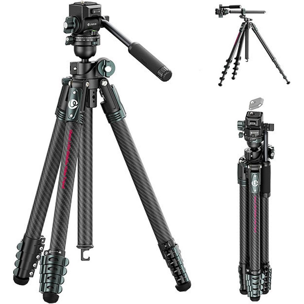 Ulanzi GlideGo JJ06 Video Tripod Carbon met kantelbare arm
