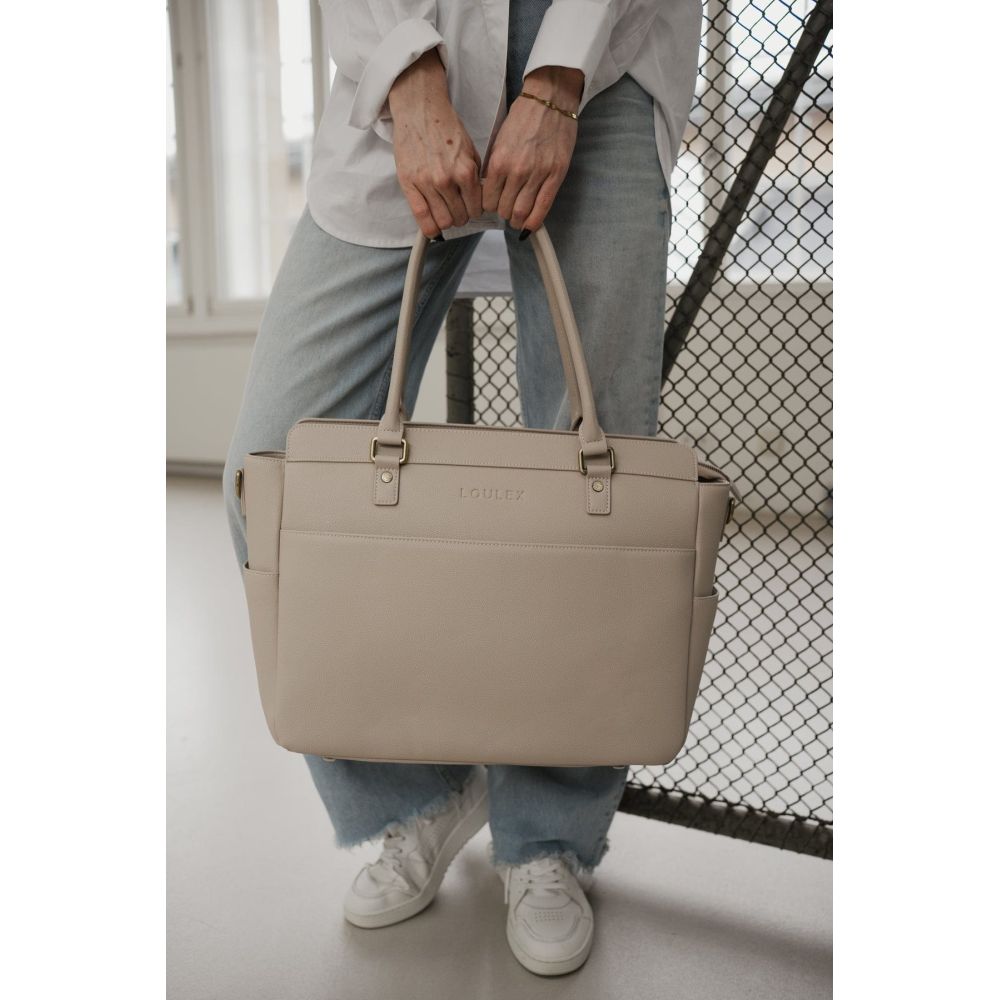 Loulex Handtasche beige