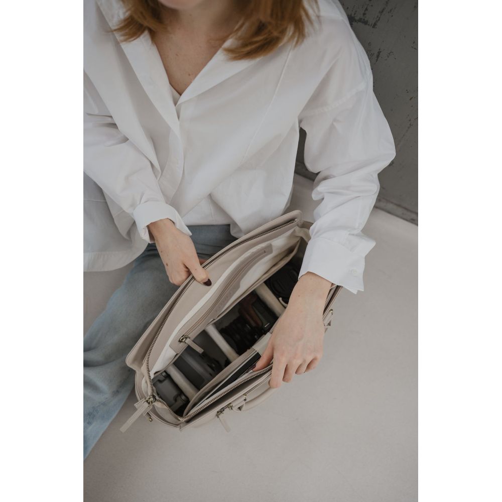 Loulex Handtasche beige