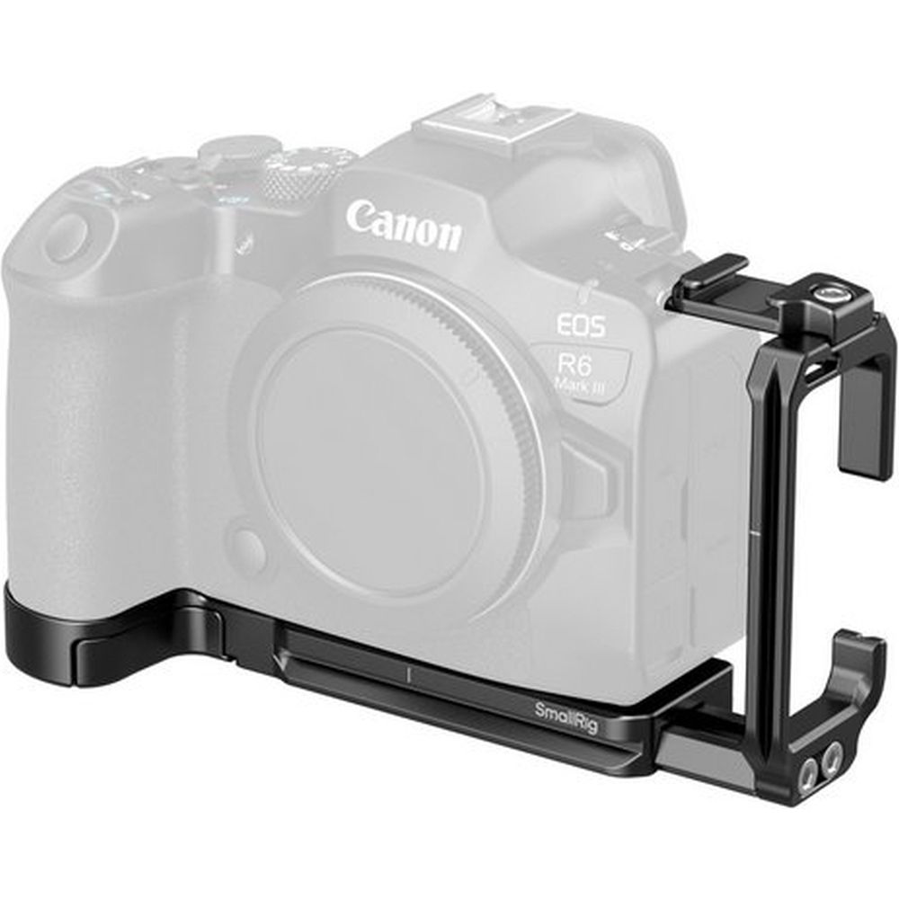 SmallRig 5962 Placa de montaje en forma de L con ranura para AirTag para Canon EOS R6 Mark III / R6 Mark II / R5 Mark II