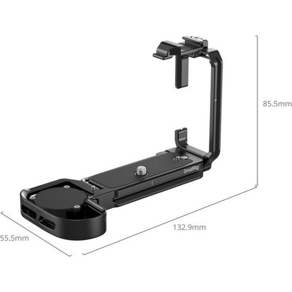SmallRig 5962 Placa de montaje en forma de L con ranura para AirTag para Canon EOS R6 Mark III / R6 Mark II / R5 Mark II
