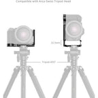SmallRig 5962 Placa de montaje en forma de L con ranura para AirTag para Canon EOS R6 Mark III / R6 Mark II / R5 Mark II