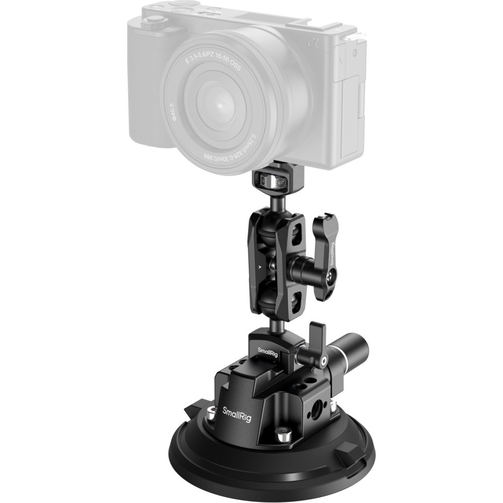 SmallRig 4236C 4" Kit de montaje de cámara con ventosa para grabación en vehículos