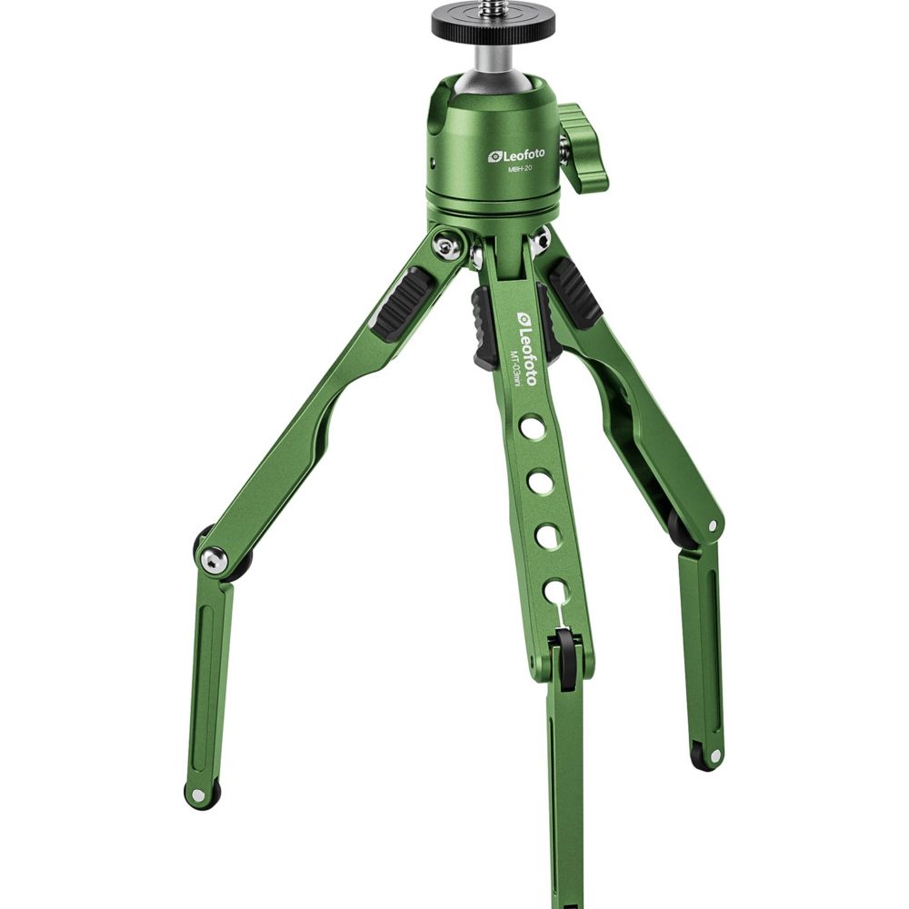 Leofoto MT-03mini Trípode de mesa + rótula MBH-20 (verde)