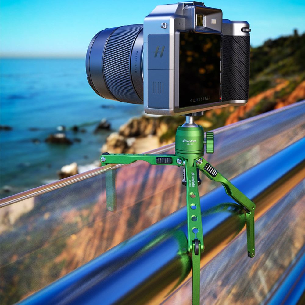 Leofoto MT-03mini Trípode de mesa + rótula MBH-20 (verde)