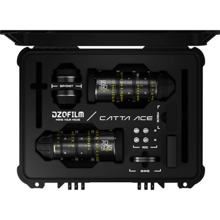 DZOFilm Hard Estuche para kit Catta Ace de 2 objetivos (Pelican Hard Estuche)