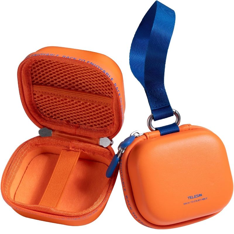 Telesin Mini Estuche rígido universal Cámara de acción – Naranja