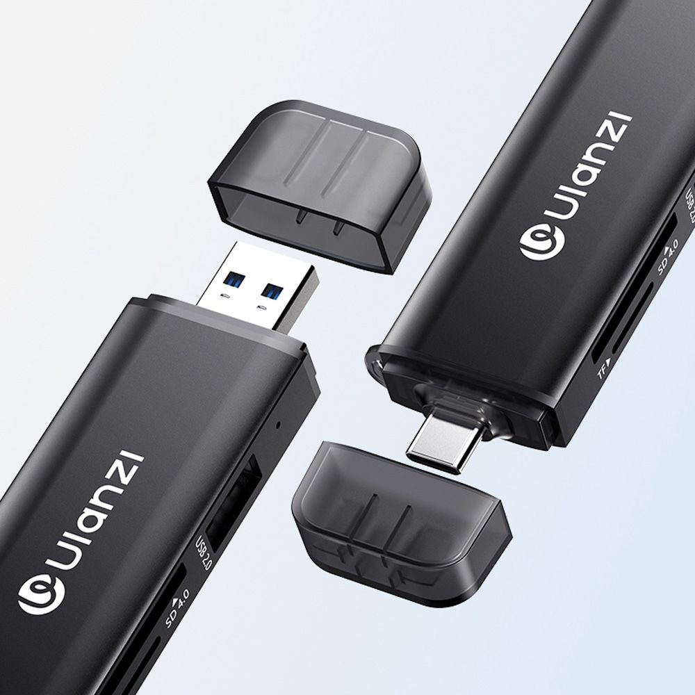Ulanzi CR3 Lector de tarjetas 3 en 1 4.0 con USB y USB-C
