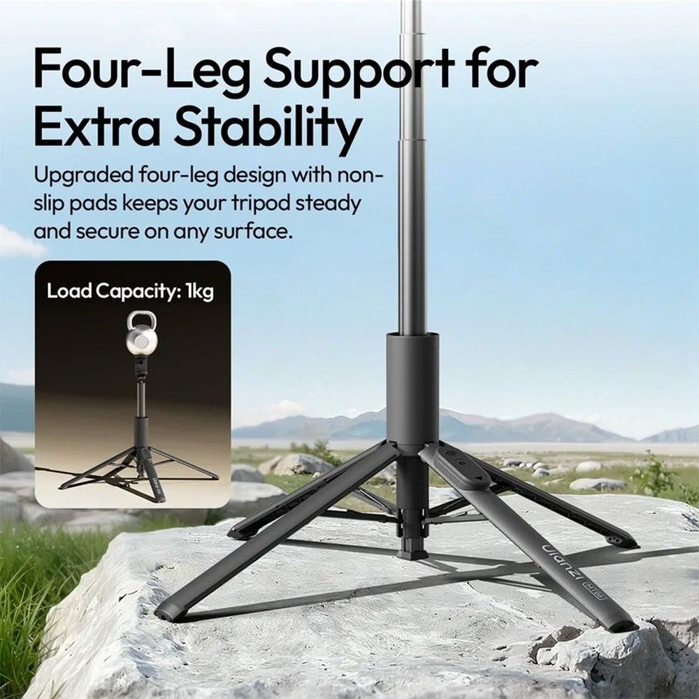 Ulanzi MT86 Quadpod Auto-Open Statief 150cm met klem - wit