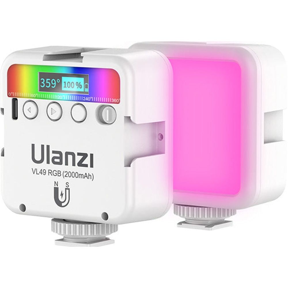 Ulanzi VL49 Luz de vídeo LED multicolor RGB - Blanca