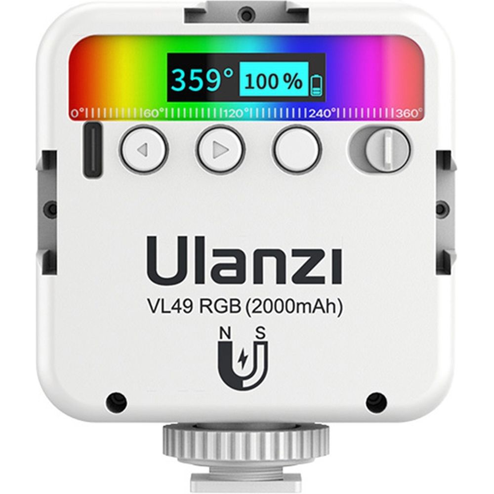 Ulanzi VL49 Luz de vídeo LED multicolor RGB - Blanca