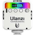 Ulanzi VL49 Luz de vídeo LED multicolor RGB - Blanca