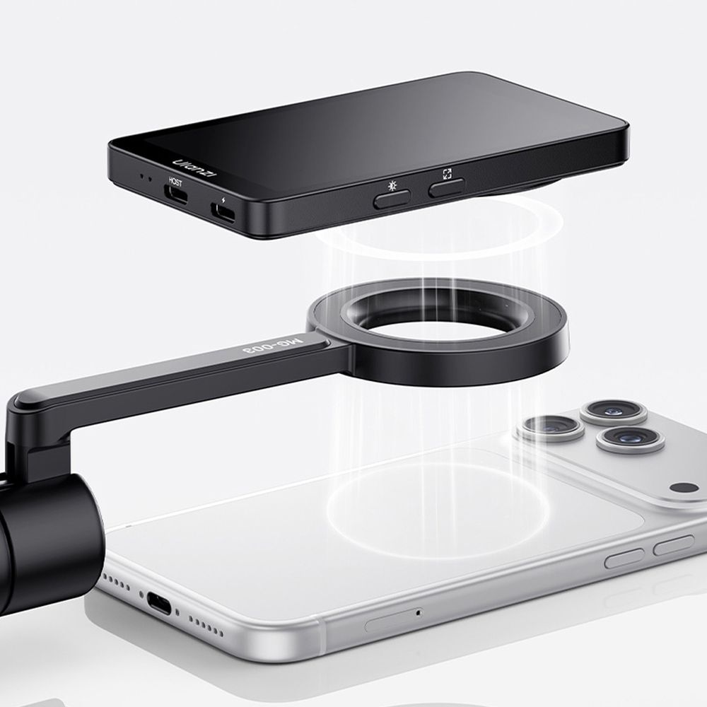 Ulanzi VM1 Monitor para selfies y vlogs con cable y entrada de micrófono