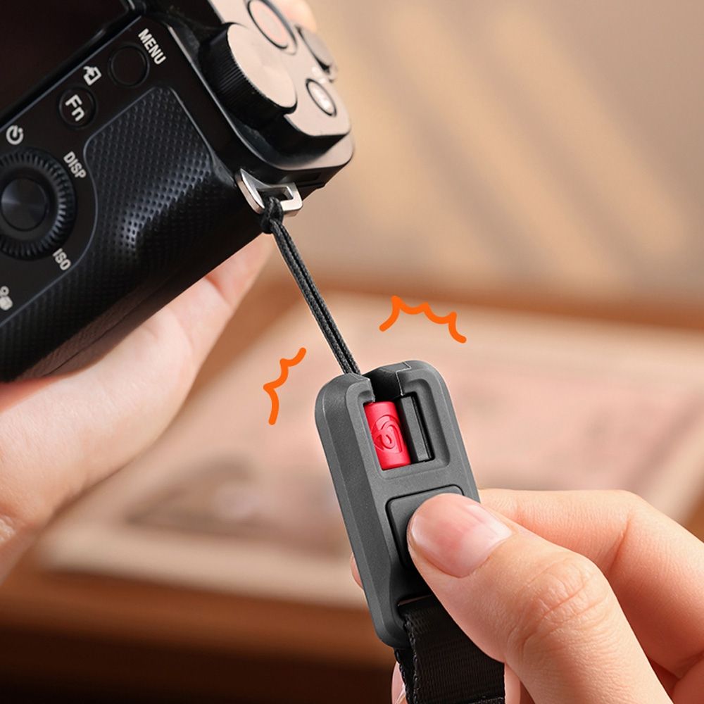 Ulanzi YF01 Correa para cámara y smartphone con cable USB - Naranja