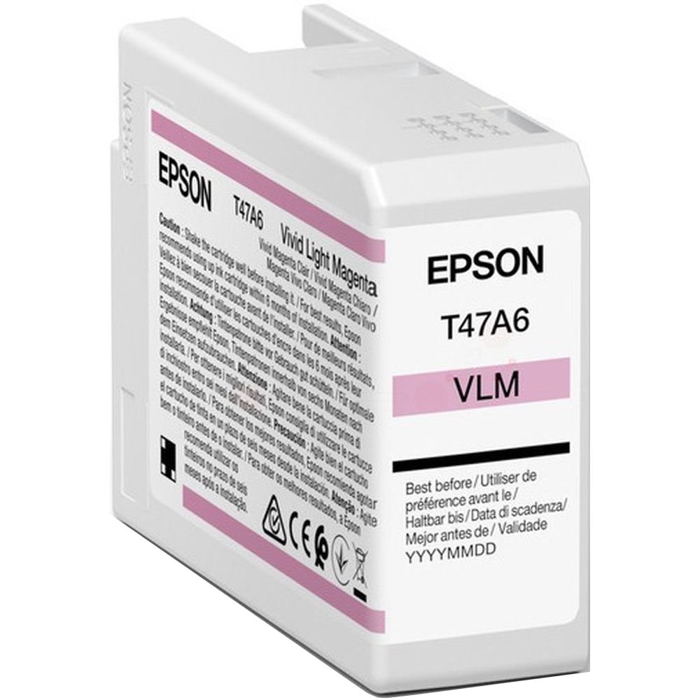 Epson Singlepack Vivid Light Magenta T47A6 UltraChrome Pro 10 ink 50ml V2
