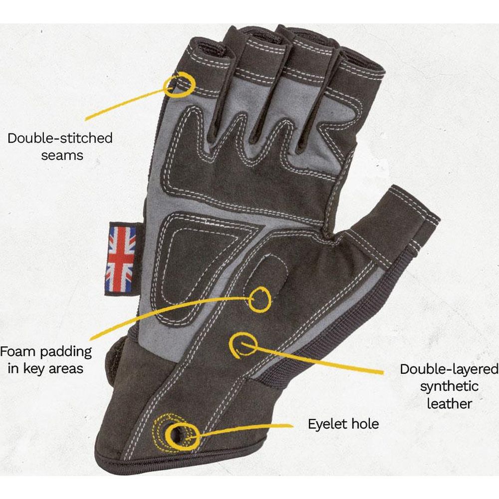Dirty Rigger Comfort Fit Rigger Guante sin dedos (V1.6) L