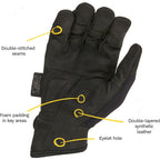 Dirty Rigger Comfort Fit Rigger Guante Edición Negra S
