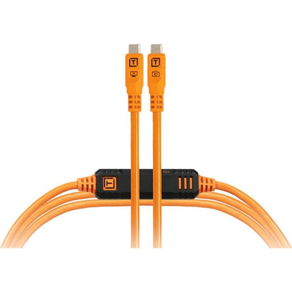 Tether Tools TetherPro Optima 10G USB-C, 1 m (recto a recto), naranja