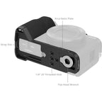 SmallRig 5808 L-förmige Montageplatte mit Griff für Canon PowerShot V1, Schwarz