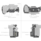 SmallRig 6029 Cage « Rhinocéros » pour Sony Alpha 7 V / 7R V / 7 IV