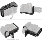 SmallRig 6034 Placa de montaje en forma de L con ranura para AirTag para Sony Alpha 7 V / 7R V / 7 IV