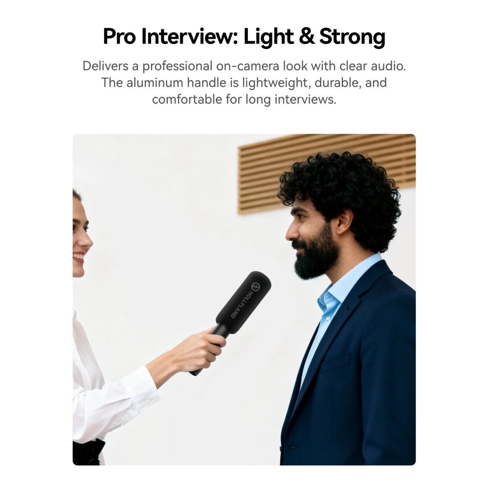Hollyland Interview Adaptor voor Wireless Microphones (Handheld/Desktop)