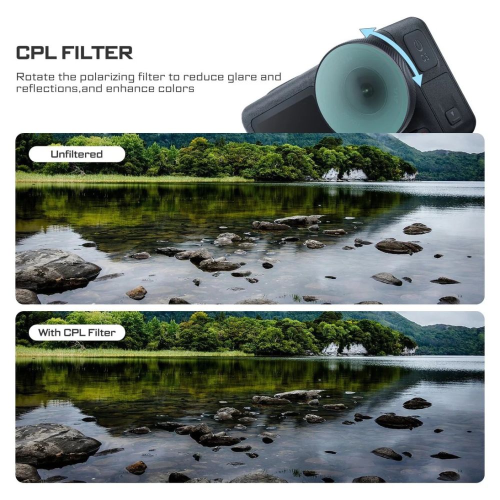Freewell DJI Osmo Action 5 Pro CPL-Filter