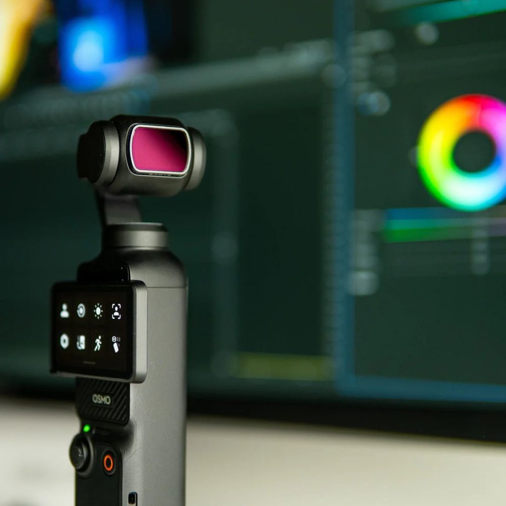 Freewell Filtres pour DJI Osmo Pocket 3 - Utilisation toute la journée - Lot de 8