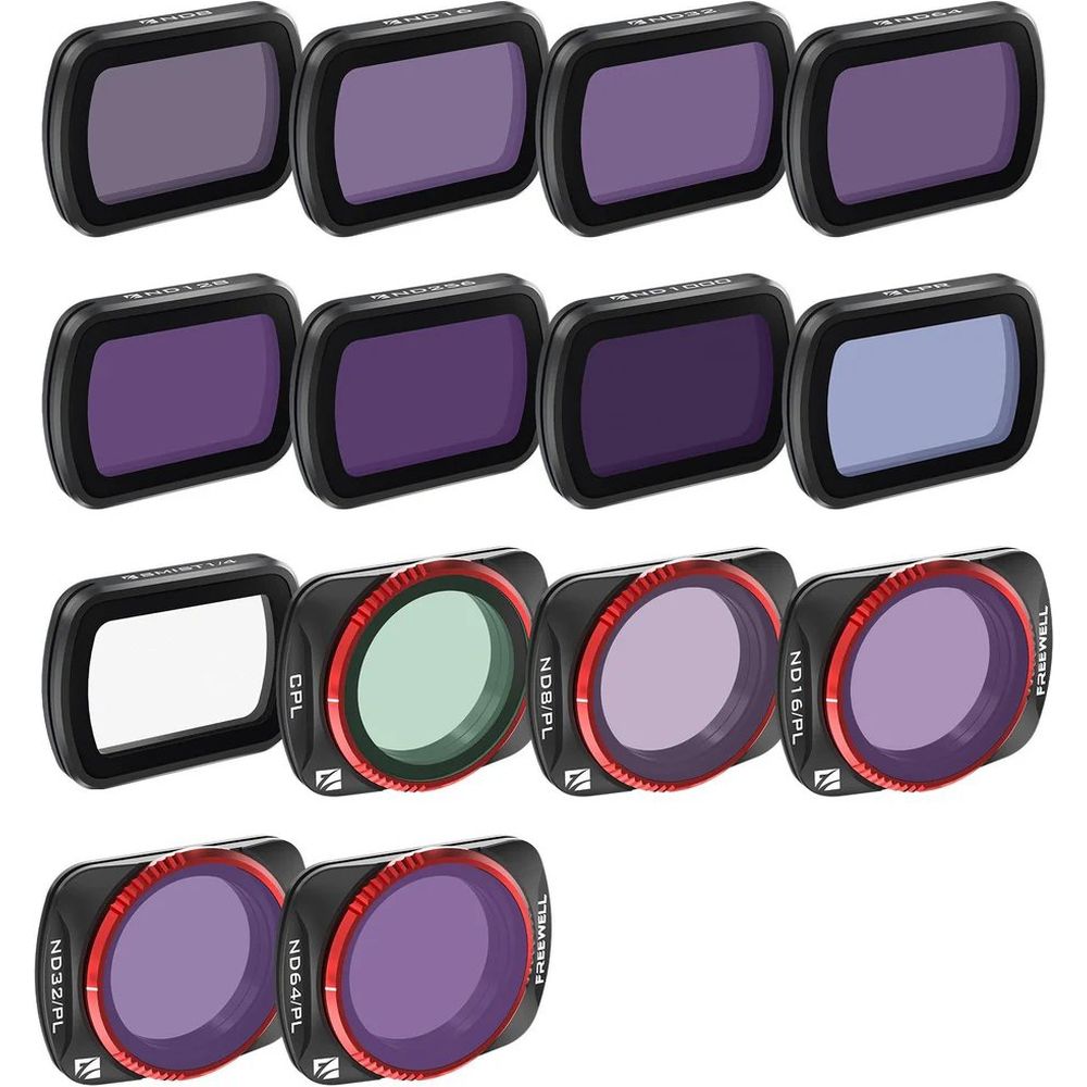 Freewell DJI Osmo Pocket 3 Filter – Mega-Kit – 14er-Pack