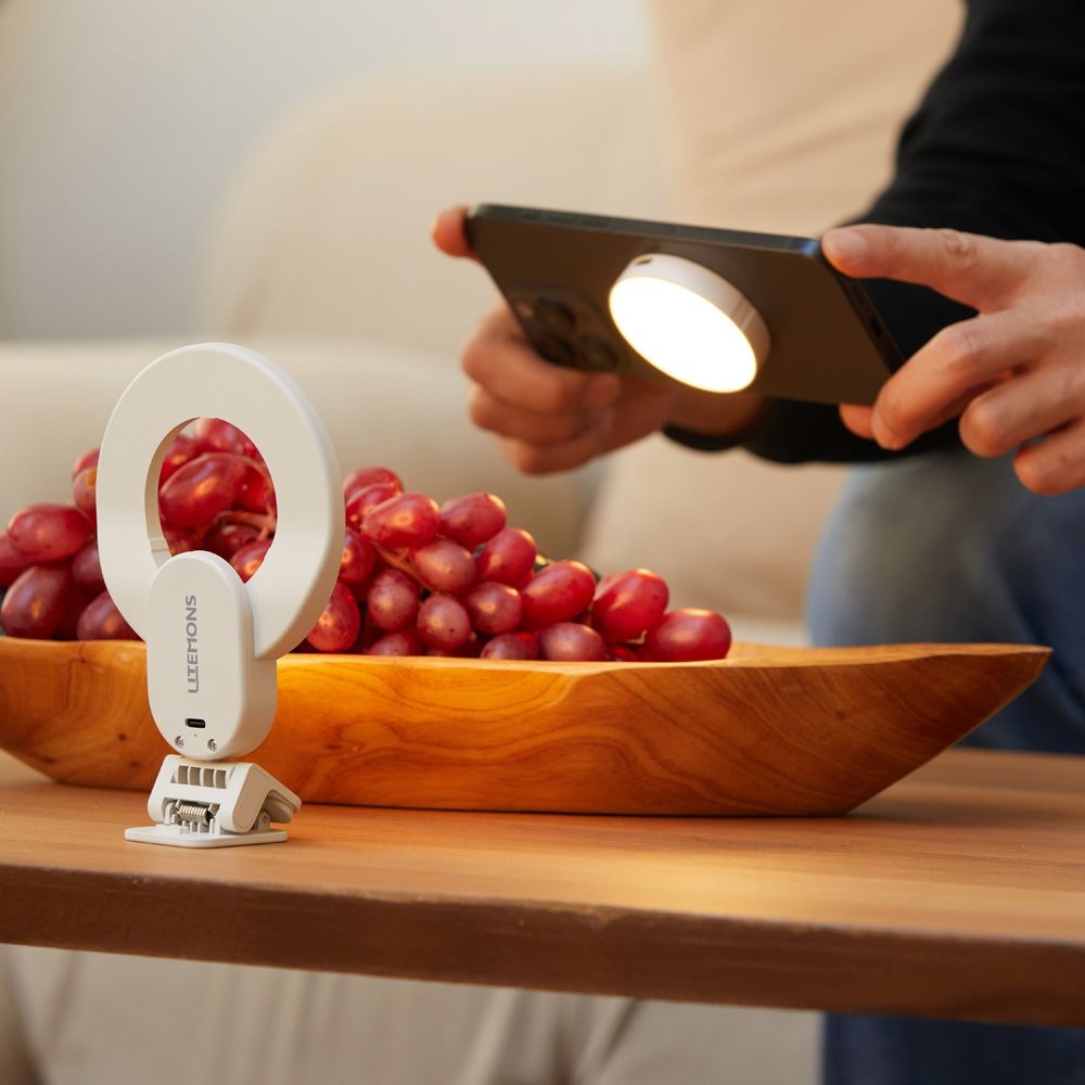 Godox LR Litemons Kit Anillo de luz LED bicolor para selfies (LR15Bi + LR30Bi)