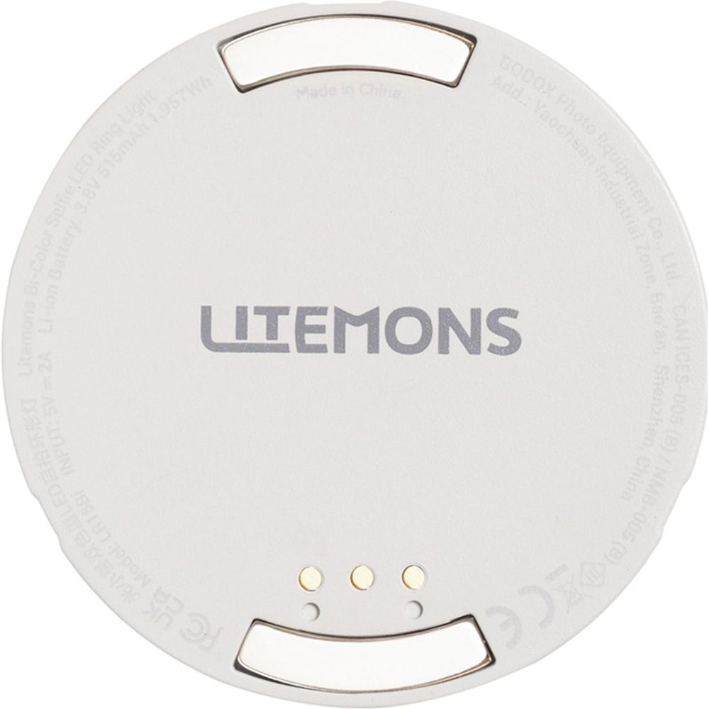 Godox LR Litemons Kit Anillo de luz LED bicolor para selfies (LR15Bi + LR30Bi)