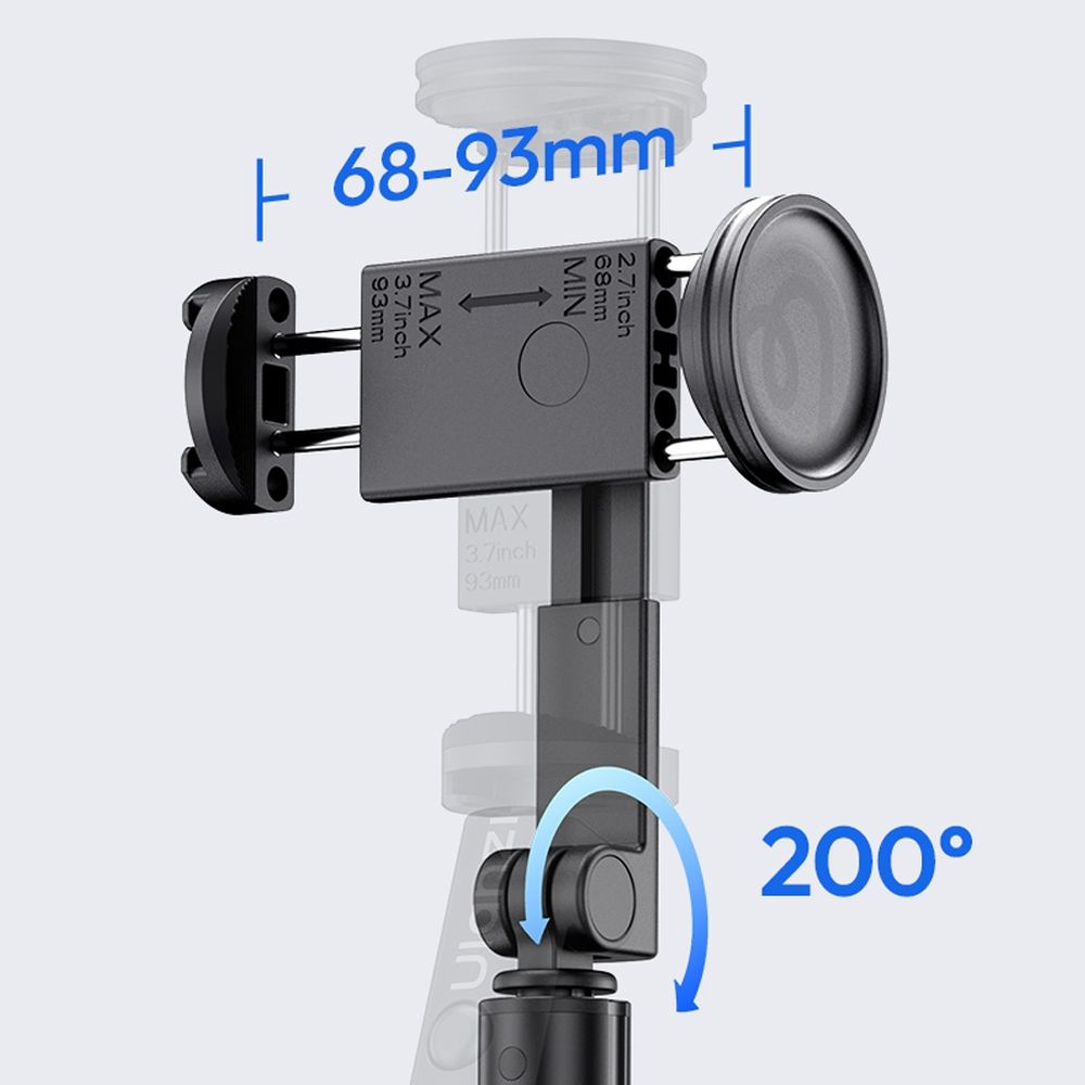 Ulanzi SK26 Trépied perche à selfie portable (pince pour téléphone)