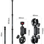 Ulanzi VL03 Motorrad Unsichtbarer Selfie-Stick Halter