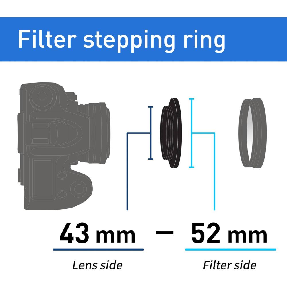 Kenko Stepping Ring 43mm - 52mm