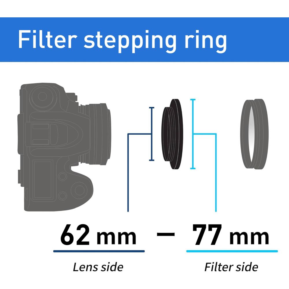 Kenko Stepping Ring 62mm - 77mm