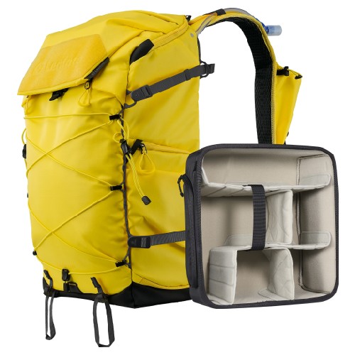 Leofoto Backup Series Backpack 35L Yellow Inkl. Medium Divider