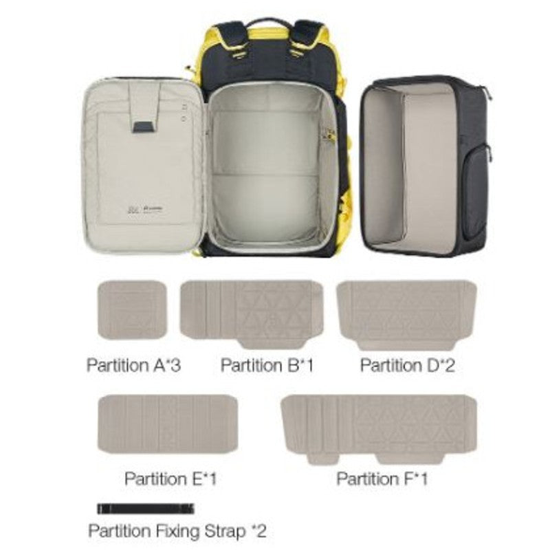 Leofoto Backup Series Sac à Dos 35L Noir Incl. Grand Séparateur