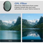 Freewell DJI Osmo Action 6 CPL-Filter