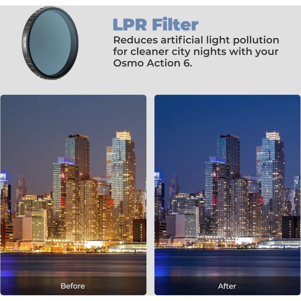 Freewell DJI Osmo Action 6 Lichtverschmutzungsfilter