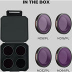 Freewell DJI Osmo Nano Filtres Bright Day - Lot de 4