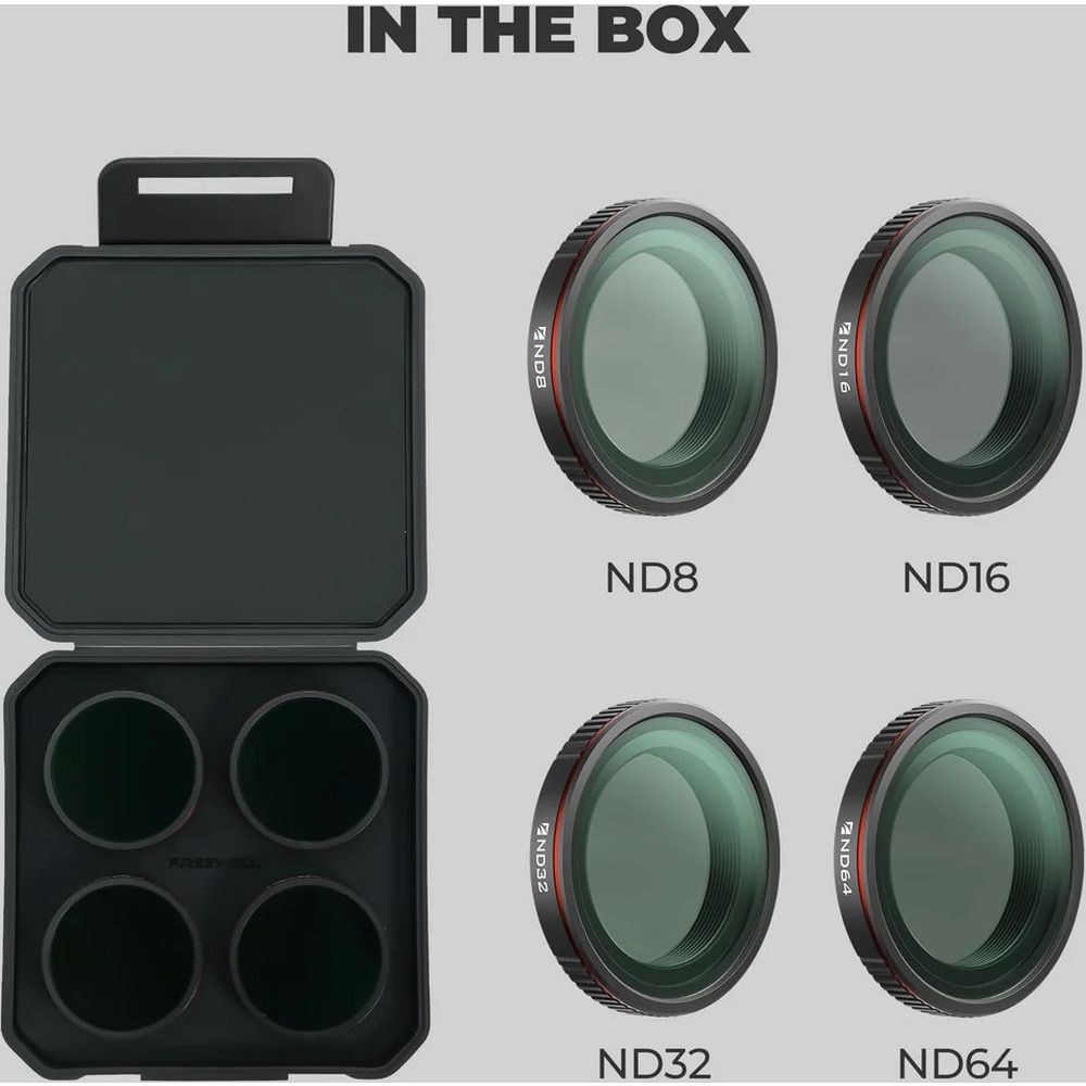 Freewell DJI Osmo Nano Filtres Standard Day - Lot de 4