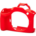 easyCover Cuerpo Cubierta para Canon R50 Roja