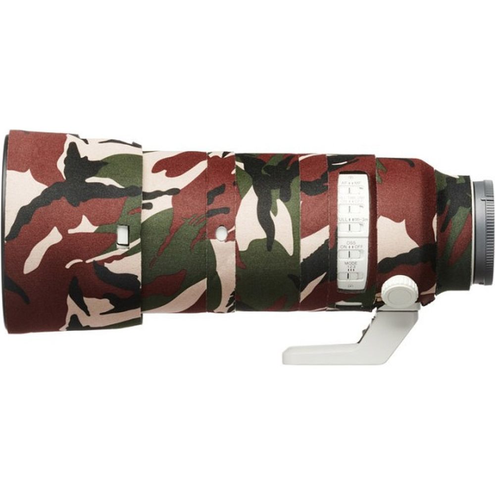 easyCover Objektivabdeckung Eiche für Sony FE 70-200mm f/2.8 GM OSS II Grün-Camouflage
