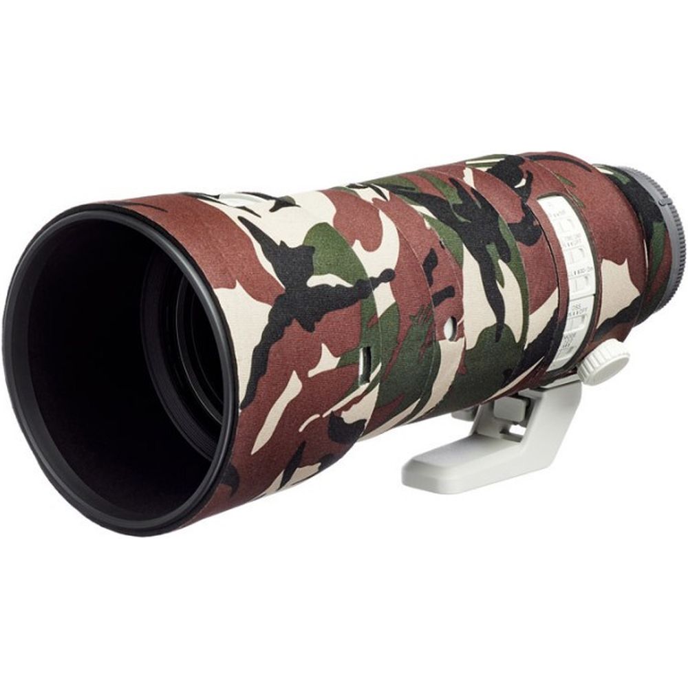 easyCover Objektivabdeckung Eiche für Sony FE 70-200mm f/2.8 GM OSS II Grün-Camouflage