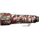 easyCover Protection d'objectif en chêne pour Sony FE 400-800mm f/6.3-8 G OSS, camouflage vert