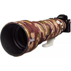 easyCover Protection d'objectif en chêne pour Sony FE 400-800mm f/6.3-8 G OSS, camouflage marron