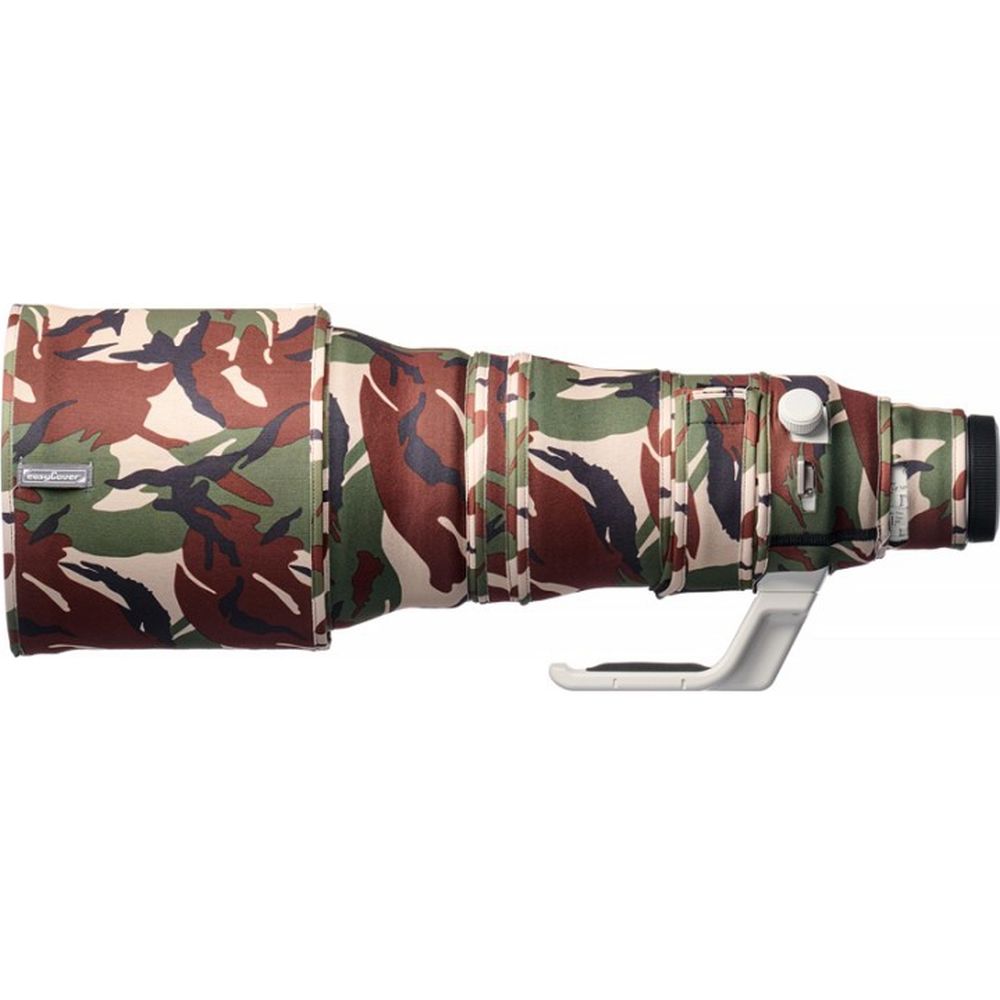 easyCover Objektivabdeckung Eiche für Canon RF 400mm f/2.8L IS USM Grün-Camouflage