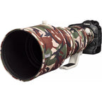 easyCover Objektivabdeckung Eiche für Canon RF 400mm f/2.8L IS USM Grün-Camouflage